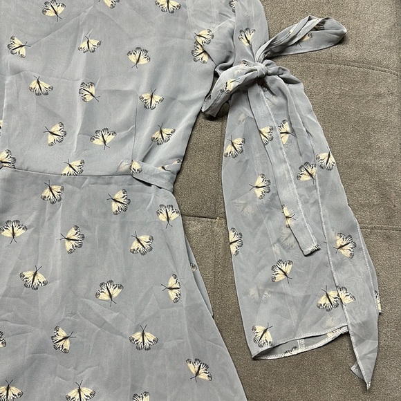 π¦π¦ Topshop Moth Tie Butterfly Sleeve Skater Dressπ¦π¦ - Picture 5 of 12